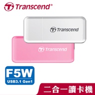 創見 SD+microSD雙槽USB3.1讀卡機