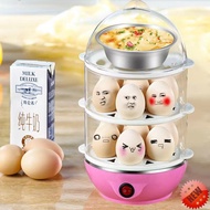 Multifunctional Electric Steamer 3 Layer stainless Tray Egg Boiler Cooker Steamer Siopao Siomai