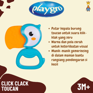 Playgro Click Clack Toucan - Mainan Bunyi Bayi