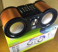Music Box Portable Pemutar Musik Mp3 Player Speaker Teropong VDR