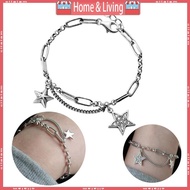 ci 2023 Korean Shiny Star Bracelet Women Light Luxury Design Exquisite and  Quality Boudoir Couple  