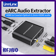 [KFJND] Unnlink HDMI Audio Extractor HiFi 7.1 5.1 eARC ARC Converter HDMI to SPDIF Optical Coaxial 3