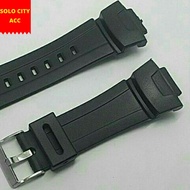 HITAM Casio G-SHOCK GSHOCK G-2110 G2110 G 2110 WATCH STRAP BLACK G SHOCK G2110 RUBBER STRAP