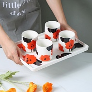 Finland Medieval Coffee Cup Ceramic Water Set Household Large-Capacity Heat-Resistant Afternoon Teap