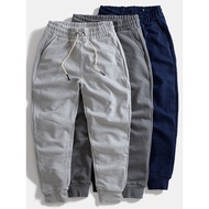 Heavy Thickened Autumn Winter Pure Cotton Casual Men's Sweatpants Sweatpants Knitted Men's Trousers 