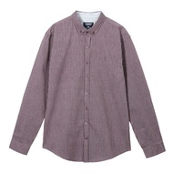 OASIS เสื้อเชิ้ตชาย แขนยาว ผ้าCotton 100% รุ่น MWLB-4009-03 สีเลือดหมู เทา เขียว น้ำเงิน ฟ้า