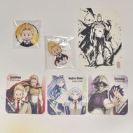 我的英雄學院 通形百萬 天喰環 波動捻麗 襟章 徽章 杯墊 postcard 明信片 水墨畫 少年 JUMP 原畫 Jump展 Animte Cafe