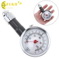 XIANS Manometer, Metal Mini Dial Tire Pressure Gauge, Diagnostic Repair Tool High Precision Tyre Meter