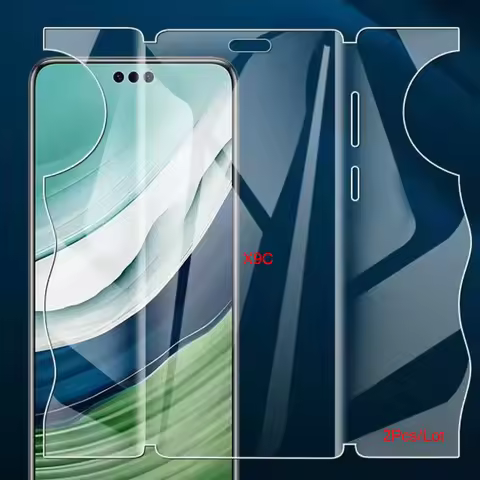 2Pcs 2in1 Front Back Hydrogel Gel Film for Honor 300 200 Pro X9C X9a X9b Magic 7 Pro 6 5 Pro Lite Al