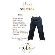 Amiably Collection | Daisy Palazzo Stretchable Jeans | Straight cut |