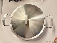 孖人牌不鏽鋼炒鍋32cm