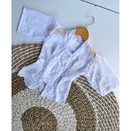 White Children's Kebaya Size 6-Xs Balinese Traditional Clothing