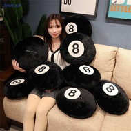 JOSALEM Billiards 8 Ball Plush Toy Bedroom Eight Balls Soft Creative Gift Seat Cushion No. 8 Ball 8 