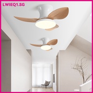 Ceiling Fan With Light New Small 25/40 Inch Silent Ceiling Fan Light Bedroom Balcony Frequency Conve