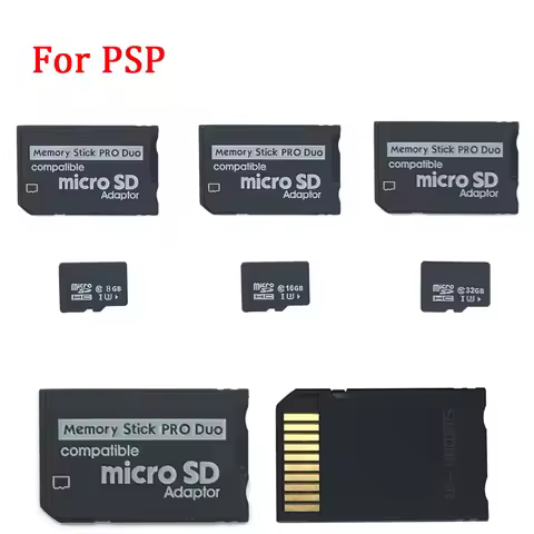 Memory Stick PRO Duo adapter for Sony & PSP Memory Card Adapter for Micro SD To MS Pro Duo Adaptor w
