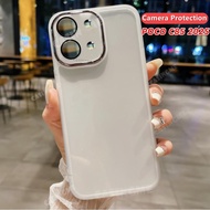 For POCO C85 2025 Transparent Casing For POCO C85 C 85 POCOC85 85C 4G 5G 2025 Phone Case Plating Tra