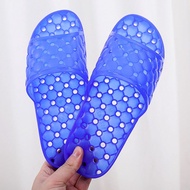 Crystal PVC Sandals Non-Slip Home Dormitory Bathroom Beach Hotel Leaking Slippers Men's Summer Couple
