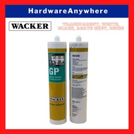 WACKER General Purpose Silicone Sealant 280ml (Transparent, White, Black, Agate Grey, Beige)