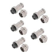 5pair Aviation socket connector 16mm plug socket GX16 core cable connector