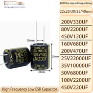 2PCS 330UF 2200UF 22x40 120UF 680UF 470UF capacitor 220000UF 10000UF 6800UF 220UF 22x30 25V 35V 50V 