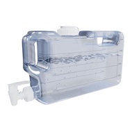 Top Refrigerator 1.1 Gallon Water Dispensers Bottle with Faucet Spigot and 58mm Screw Cap Fridge Bev