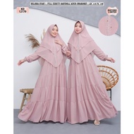 [ Promo] Kd 12179 (Isi 2) Asya Syari Jilbab Full Ceruty Babydoll Ainun