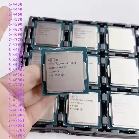 I5-4430 4440 4460S 4570T 4590 4670K 4690 I7-4770S 4790K 4785T 4765T CPU