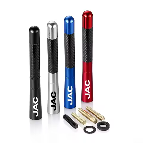 12cm Car Antenna Carbon Fiber Aerial Automobile Accessories For JAC J7 J3 S2 J2 JS2 T8 JS4 J5 S3 S7 