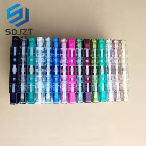 Color Transparent Audio Cassette Tape Shell Plastics Reel Cassette No Tape For DIY Cassette Repair R
