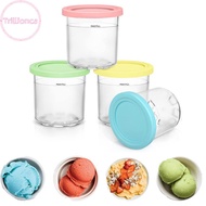Trillionca Ice Cream Pints Cup For Ninja Creamie Ice Cream Maker Cups Reusable Can Store Ice Cream Pints Containers With Sealing SG