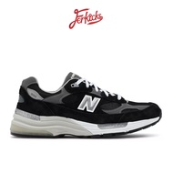 New Balance M992BK Black White Grey