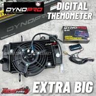 “SEKALI THEMOMETER” 600Ml DYNOPRO RADIATOR WITH FAN Y15 LC135 RS150 Y16/ KIPAS 5.5 inch RADIATOR BIG