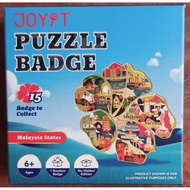 JOYIT PUZZLE BADGE MALAYSIA STATES ECO-SHOP (Opened Box)
