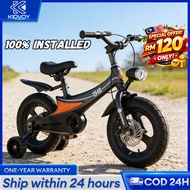 100% Installed Shock absorber Basikal Budak12/16Inch Bicycle Kids bike Kids Bicycle For 3 - 8 Years