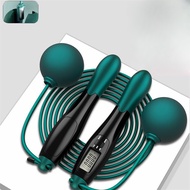 Smart cordless jump rope Weight-bearing large ball wire counting jump rope adult rope training sporting goods