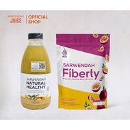 Sarwendah Juice Bundle Sarwendah Fiberty 45 Gr & Sarwendah Juice 350 Ml Menurunkan Kolesterol