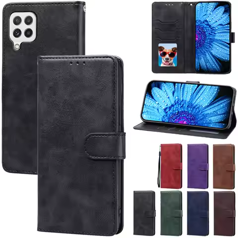 A22 4G 5G A22s Case For Samsung Galaxy A22 Case Wallet Leather Flip Cover For Samsung A22 4G Case Sa