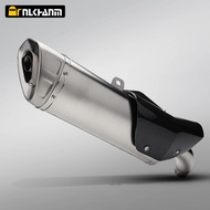 SV650 Motorcycle exhaust system modification mid link AK escape muffler for Suzuki SV650 2016-2024