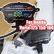 For Honda Vario 125 LED Vario 150 Vario 160 Click V2 Digital Meter Speedometer LED Tachometer 37100-