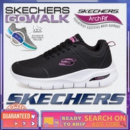 SU4 [penghantaran Ekspres]]Skechers_Go-walk Arch Fit Sneakers Women's Sneakers Slip-on Breathable Lazy Shoes running Shoes