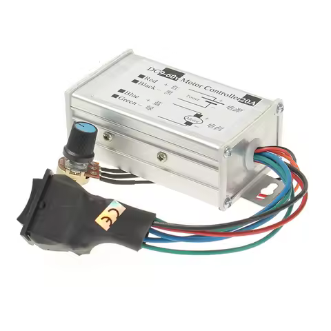 Hot Selling-DC 9V 12V 24V 48V 60V 20A Reversible Motor Speed Controller Regulator Driver PWM,DC 9V 1