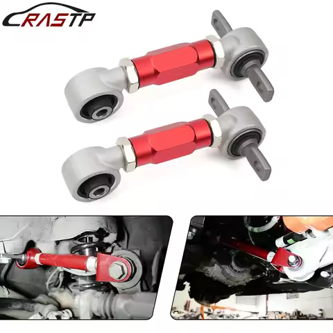 RASTP-New Rear Adjustable Suspension Camber Kit Dog Bone Adjustable Control Arm For Honda Civic EK E