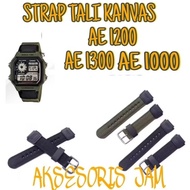 Strap Canvas WatchTALI AE1000 AE1200 W-218 W219 AE 1000 AE 1200 W-219 Strap CanvasNilon