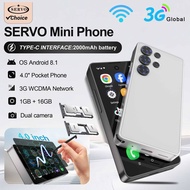 SERVO Mini Smartphone Android 8.1 Built in Stylus 4" Display 16GB ROM Face Unlock GPS WIFI Play Stor