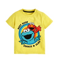 Kids T-shirt Short Sleeve Baju Kanak kanak elmo &amp;cookie monster