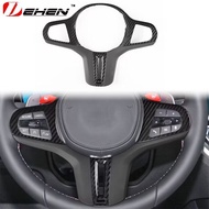 Carbon Fiber Steering Wheel Cover Trim Decor For BMW 1 2 3 4 Series Sport F40 F44 G42 G20 G22 G26 G2