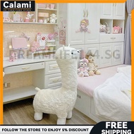 DJY Alpaca Creative Children's Animal Chair Home Learning Chair Living Room Chair Bedroom Cartoon In