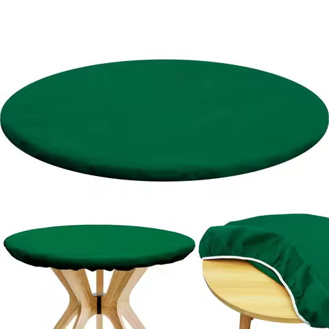 Felt Card Table Game Cover Round Tablecloth Poker Table Cover Game Table Topper Mat Elastic Card Gam