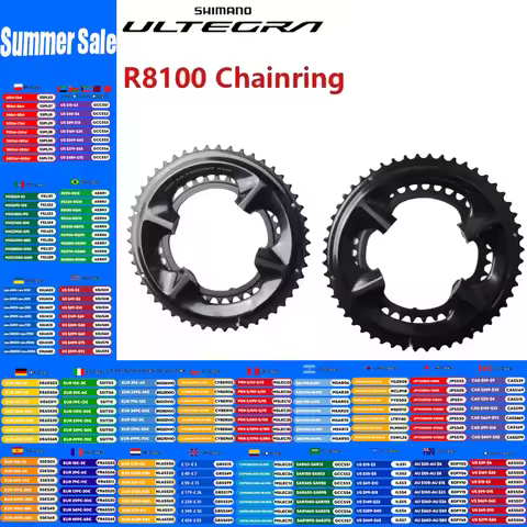 Shimano ULTEGRA R8100 12s Chainring For Road Bike 34T/36T/50T/52T/50-34T/52-36T Compatible With FC-R