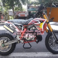 Trail mini motor MT6 50cc, 2 tak, matic, Motor mini mesin asli